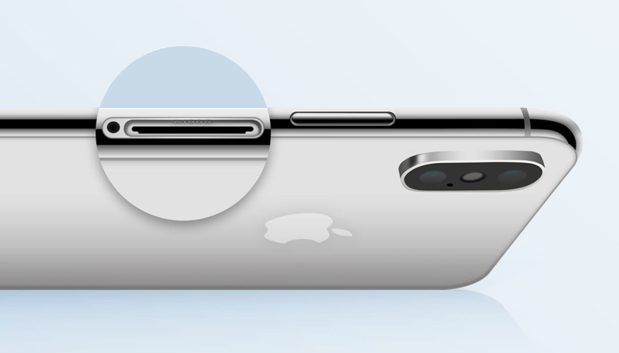 iPhone SIM card tray showing where to find the model number.